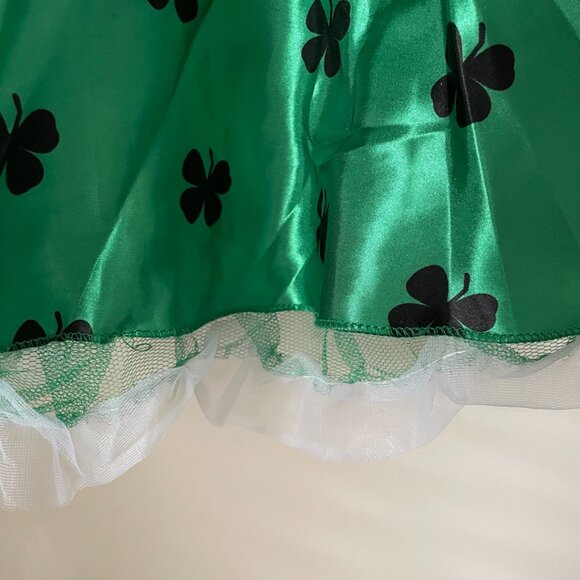 Leprechaun Clover Dress Costume - Picture 5 of 14